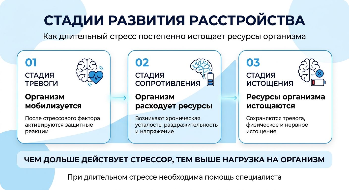Лечение стресса в Чаплыгино инфографика
